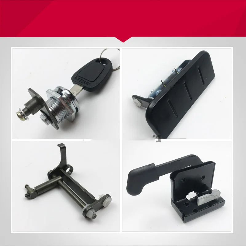 excavator accessories Doosan Daewoo DH60/80-7 bridge Car door lock assembly Internal and external pull Lock core Lock block