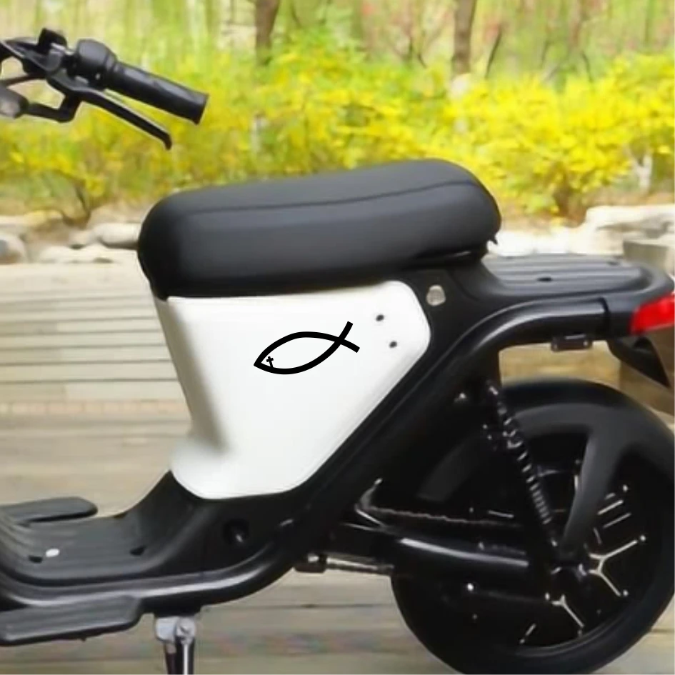 

Jesus Fish Christian Cross Sticker Vinyl Decal Car Window Wall Bumper Xmas Gift Automobiles,18cm*6.6cm