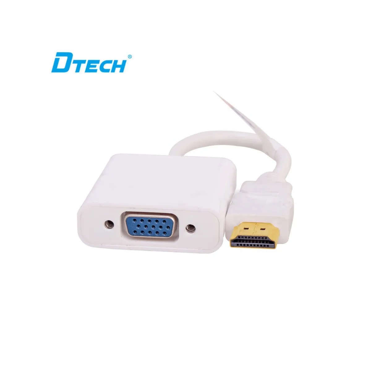 3PCS DTECH HDMI Male To VGA Female Cable Video Converter Adapter Adaptor Input HDMI Output VGA