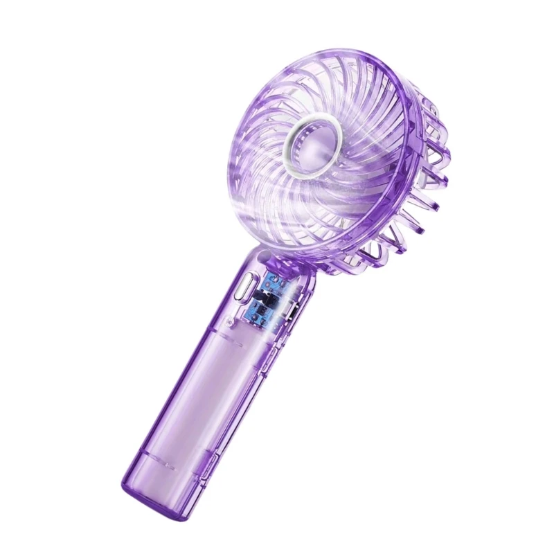 휴대용 팬 USB 충전식 3단 휴대용 팬 배터리로 작동되는 책상 팬