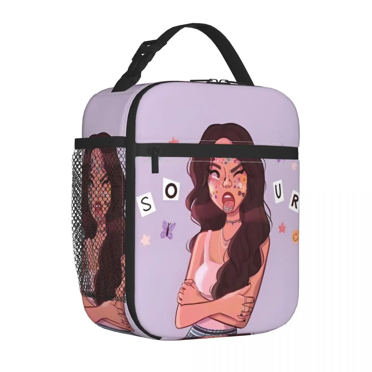 Olivia Rodrigo THIS IS FOR MY BESTIE OLIVIA Insulated Lunch Bag Leakproof Cooler Bag Tote Lunch Box College Picnic Girl Boy