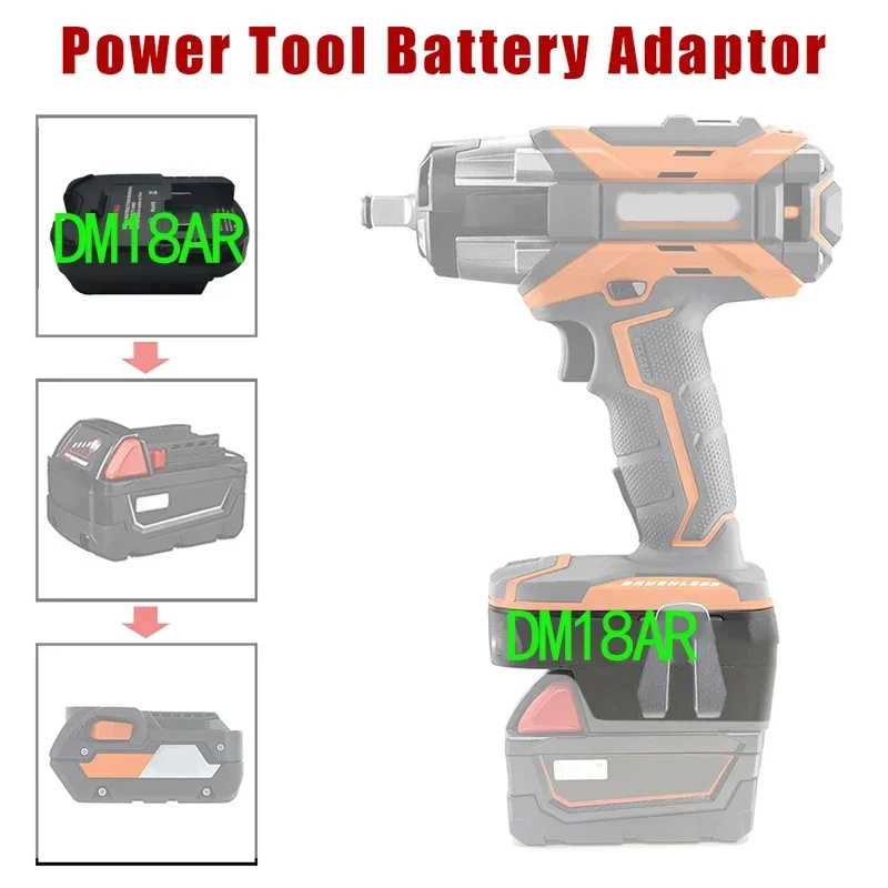 Adapter Converter BS18AR DM18AR MT18AR For Makita For DeWalt For Bosch For Milwaukee Battery For Aeg RidGid Tool