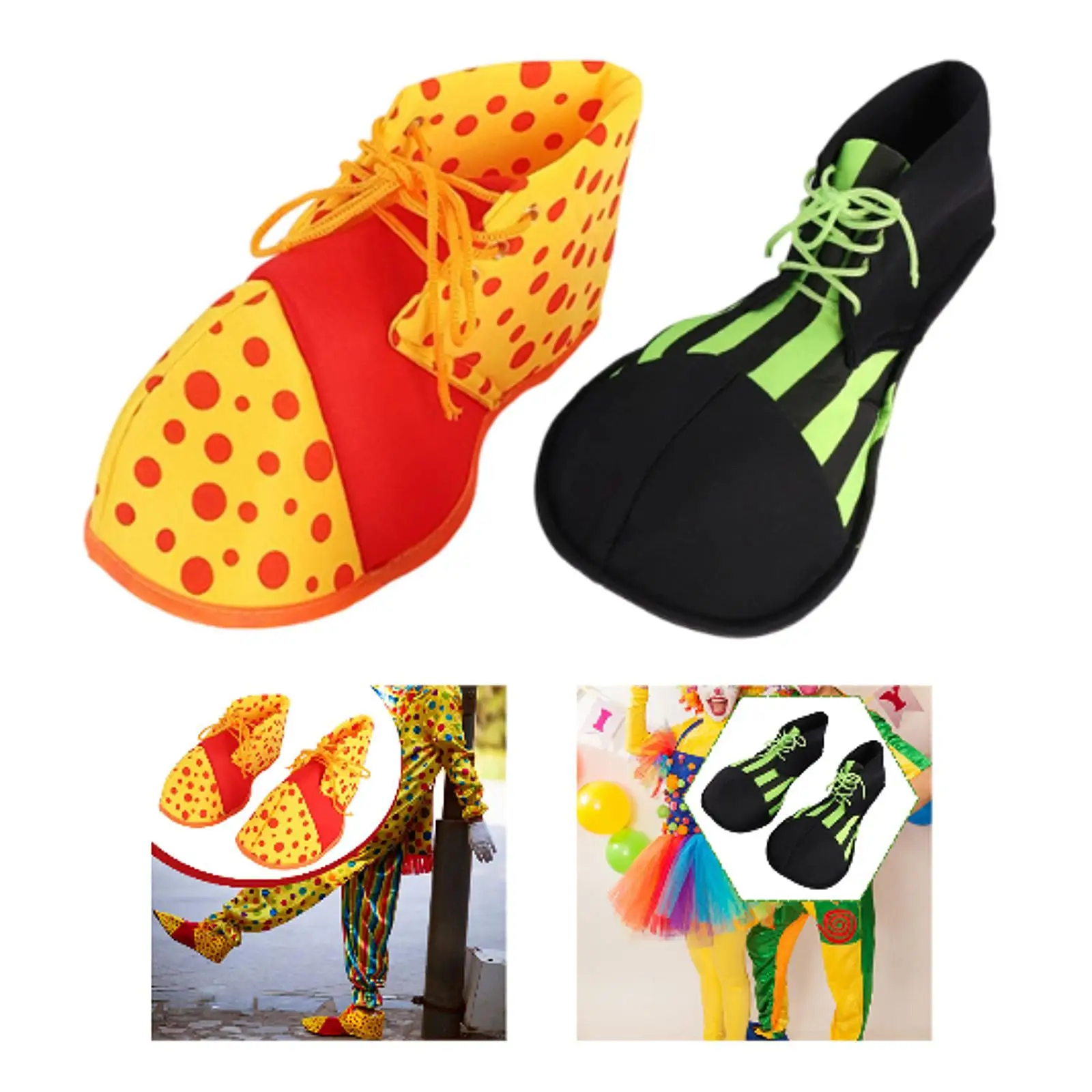 

Halloween Costume Clown Shoes Footwear for Party Stage Performance Gifts