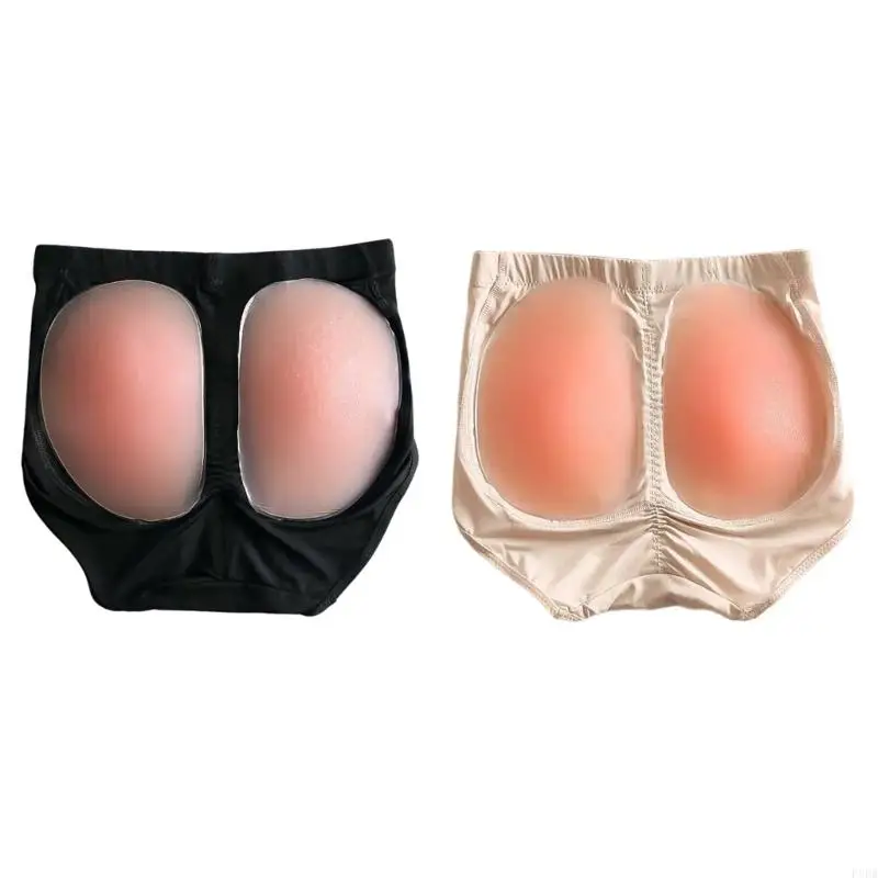 

P8DB Women Silicone Padded Panty False Buttock Enhancer Butt Lifter Briefs Underwear