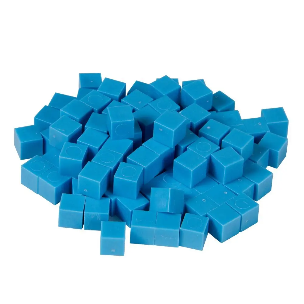 1610 blocchi, base in plastica blu dieci blocchi, manipolatori di valore situazionale, base 10 blocchi, manipolatori di conteggio, manipolatori matematici