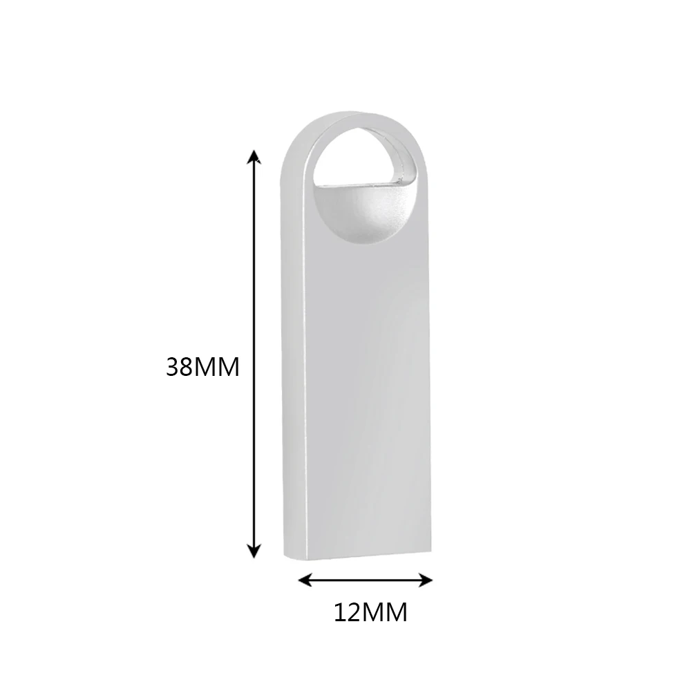 Chiavetta USB ad alta velocità da 30 pezzi chiavetta Usb da 4GB 8GB 2.0 16GB 32GB 64GB 128GB chiavetta USB in metallo con chiave