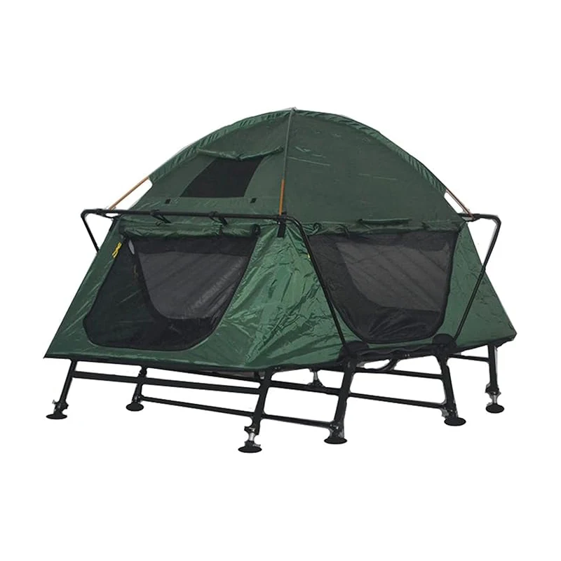 Portable Elevated Folding Camouflage Family Garden Waterproof Beach Dome Glamping Camping Outdoor Ground Cot Tents