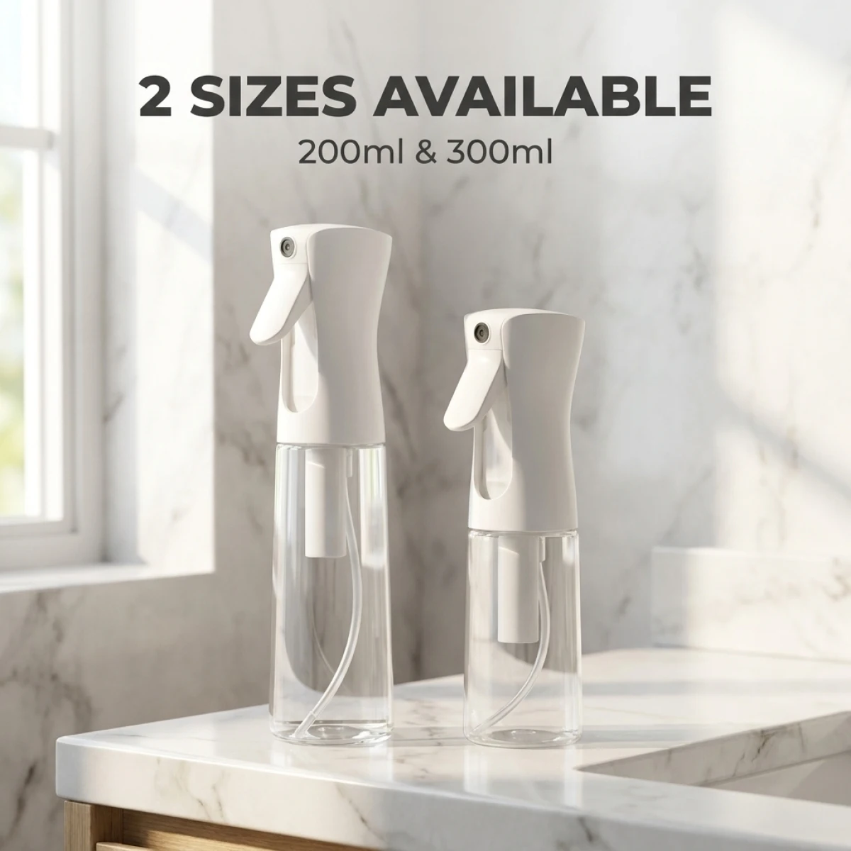 High‑Pressure Fine Mist Sprayer – For Toner & Alcohol, Even Coverage, Smooth Trigger, Portable Hydration Handy Tool