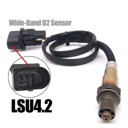 0258007057 17014 LSU4.2 Sensor O2 de banda ancha AFR aguas arriba para 99-05 VW Jetta 1.8L-L4