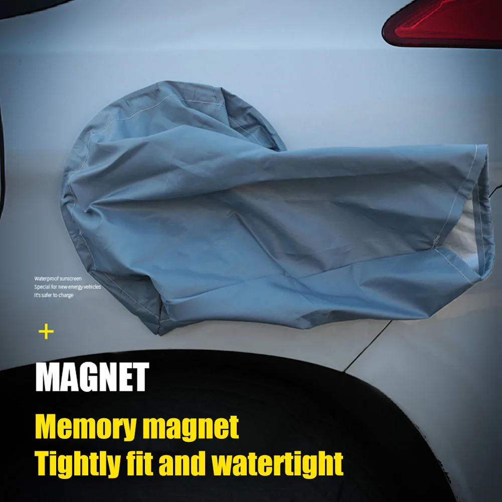 Coperchio Impermeabile Magnetico Per Porta Di Ricarica EV - Protezione Da Polvere E Sole Per Auto Elettriche - 3
