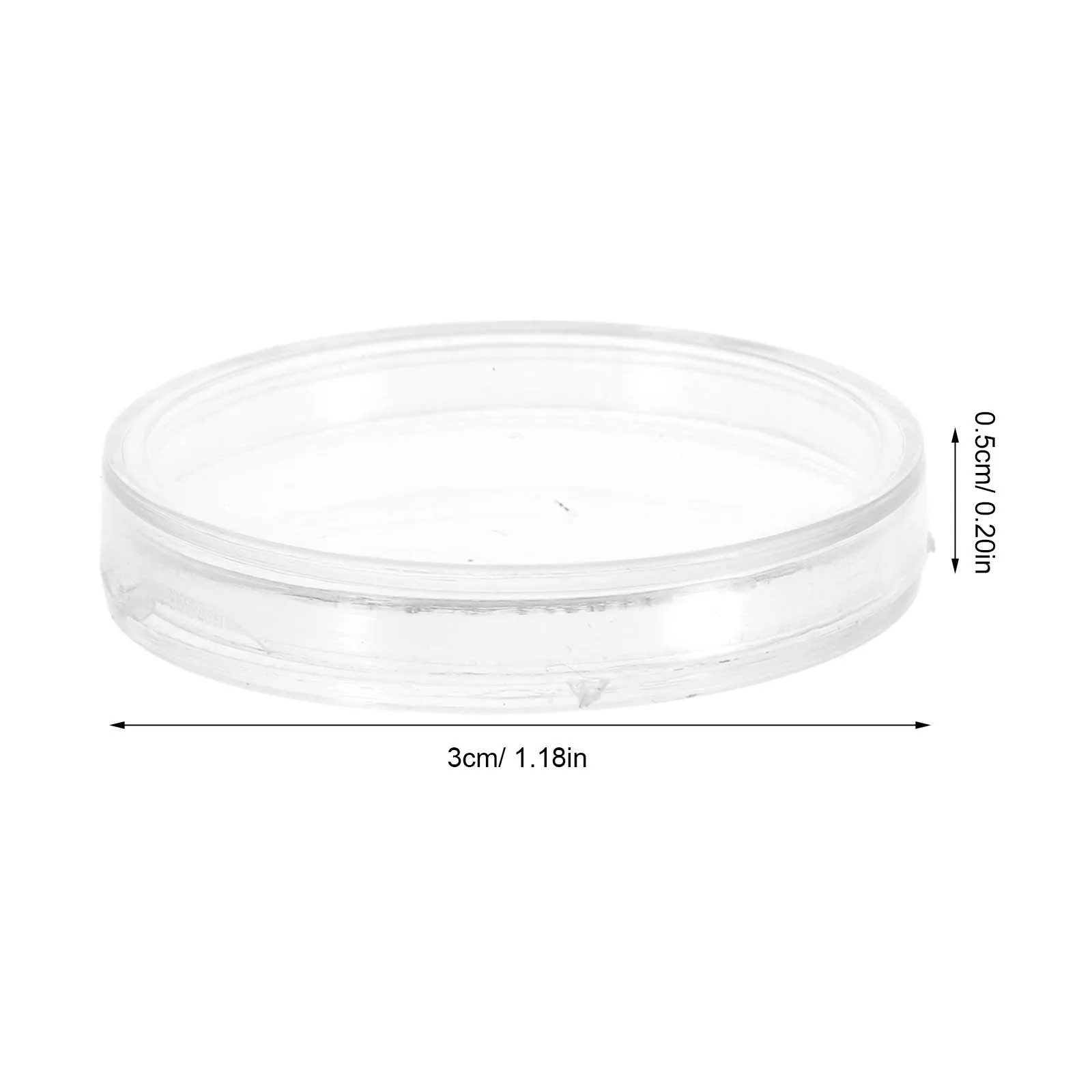 50pcs Protection Box 27Mm Transparent Storage Case For Coin Collection Lightweight Secure Fit Award Business Gift