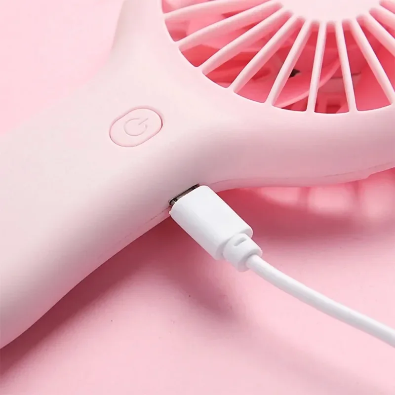 Mini ventilateur de poche rechargeable USB portable pour bureau et étudiant_voghion.com