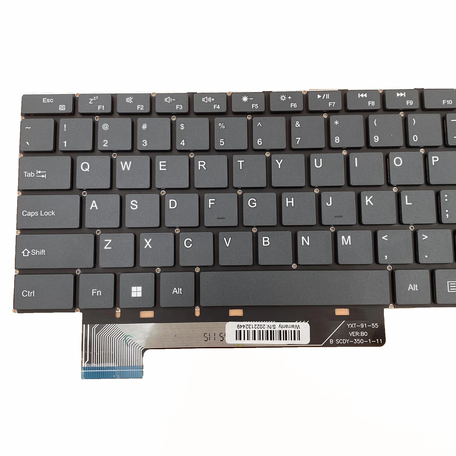 Imagem -06 - Teclado do Portátil para Gateway Gwnr71517 Gwnr71517-bk Inglês us