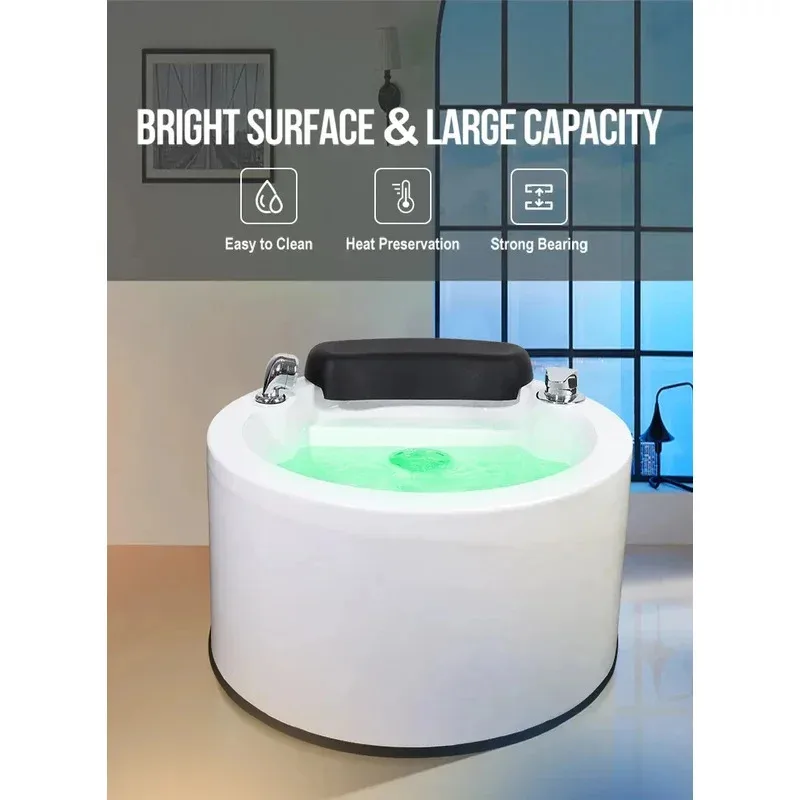 2025Newest Electric Spa Pedicure Bowl for Salon Surf Massage Footbath - Stylish Pedicure Bowl for Professional Foot Spa Treatmen