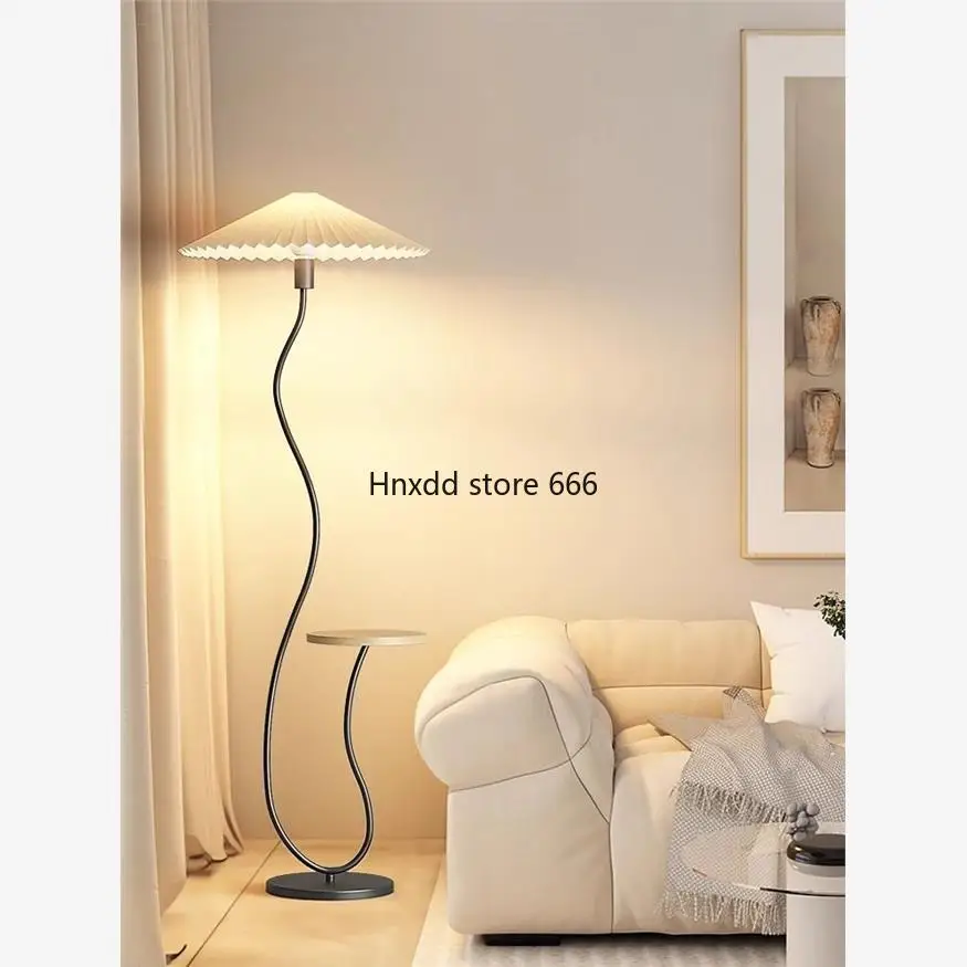 Floor lamp Bedroom rack integrated warm light ambient light