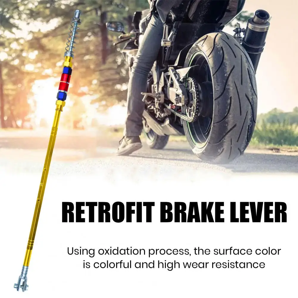 High Performance Motorcycle Accessories Aluminum Alloy Motorcycle Brake Lever 49.5cm Brake Pull Rod for Lc135 for Enhanced