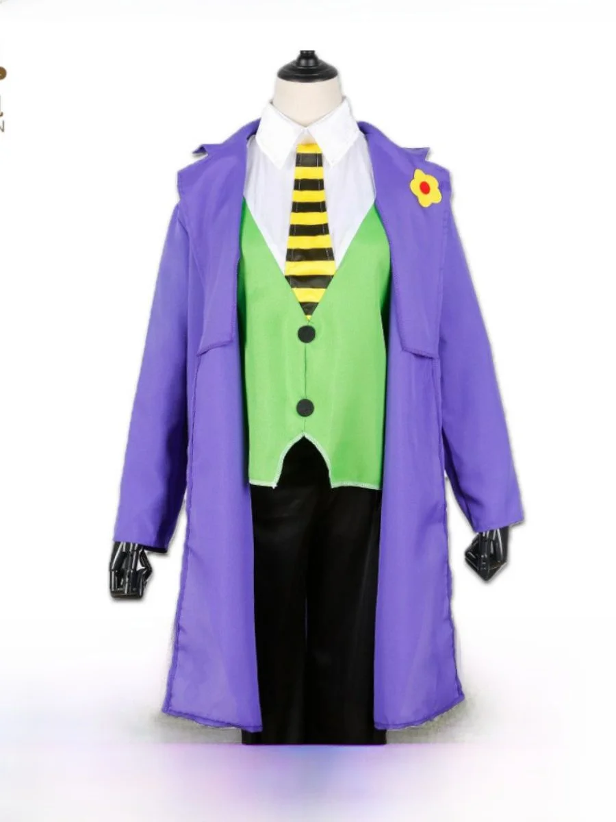 زي مهرج أرجواني للعروض المسرحية وحفلات الكرنفال، ملابس تقليدية صينية للنساء من البوليستر لربيع 2023