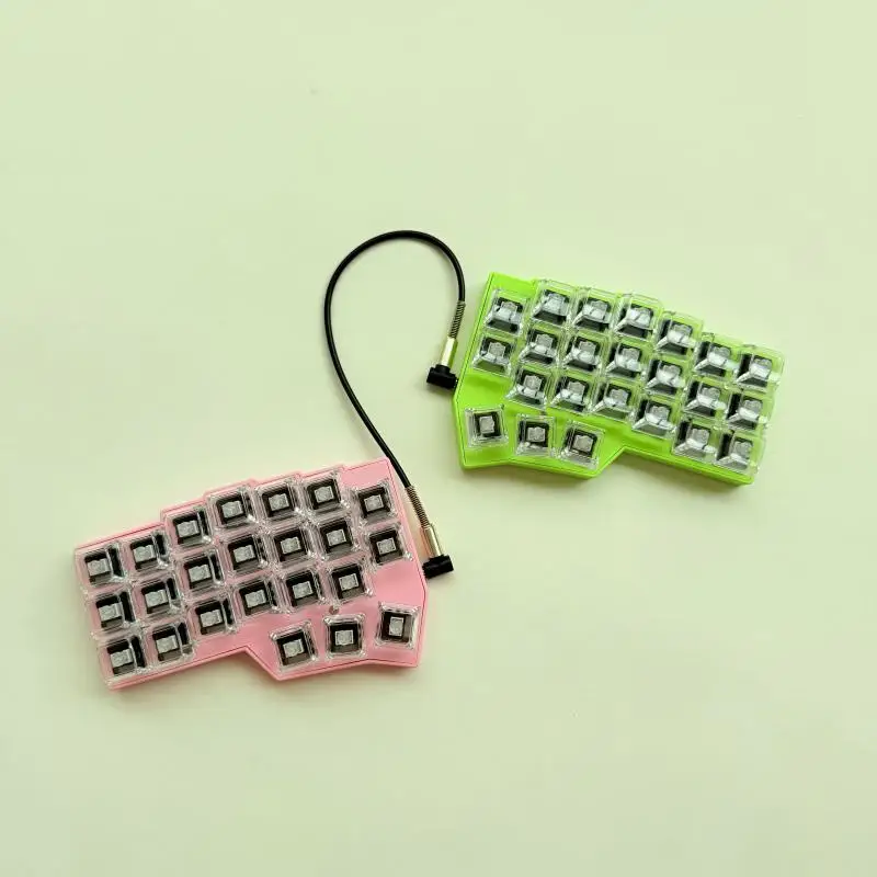 Corne V4.1 Split Teclado mecanico Kit Custom Wired Single-Mode RGB Backlight Hot-Swap Function VIAL Support for MX Switch