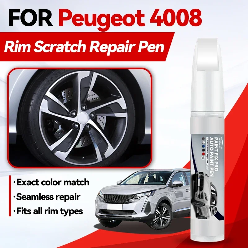 

Vehicle for Exclusive Use For PEUGEOT 4008 Touch Up Paint Wheel Repair Kit Quick And Easy Wheel Scratch Repair Rim Paint For Car