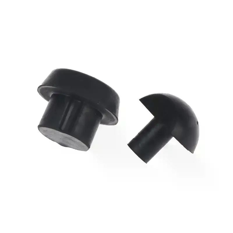 10Pcs Black Billiard Cue Rubber Plug Rubber Billiard Cue Bottom Cover Pool Cue Bottom Bumper Standard Compatibility