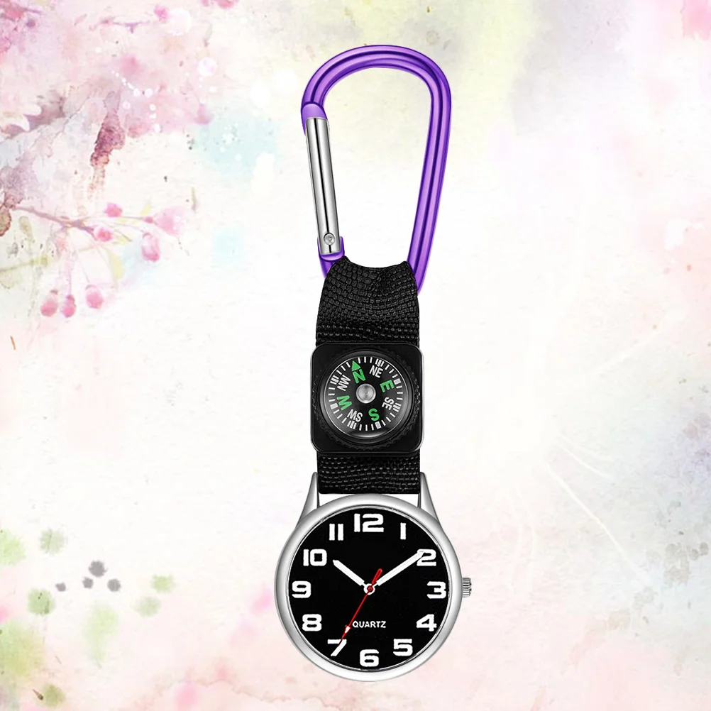 

1pc Purple Nurse Medical Hanging For Medical Watch Doctors Nurses Portable Brooch Gift Portable Nurse Watch Accessory