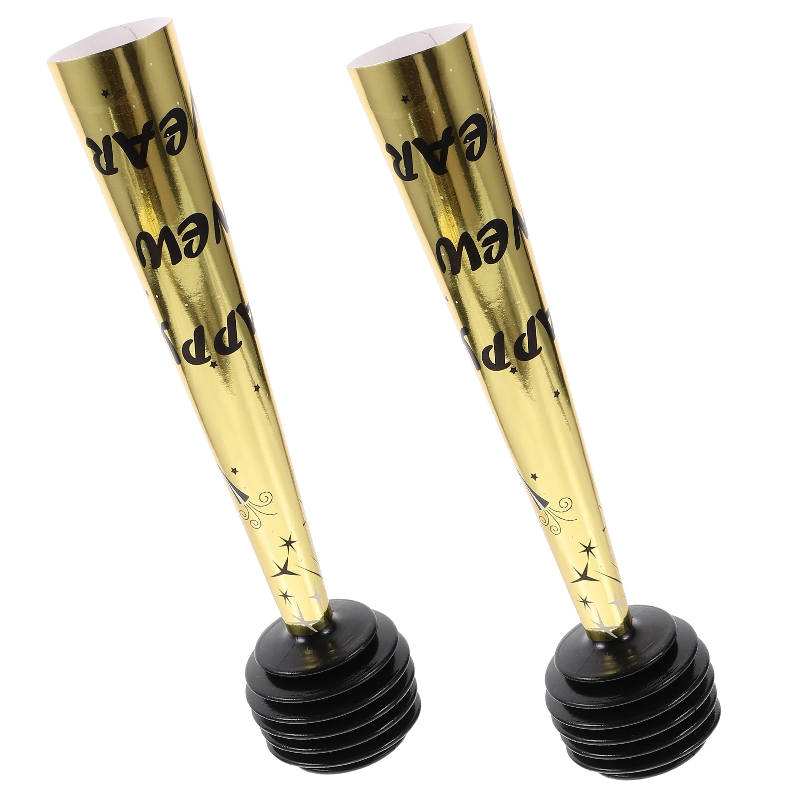 

2 Pcs H Push Cheer Horn Party Noisemaker New Year Football Event Cheering Props Toys Child Horn for Celebrations Supplies