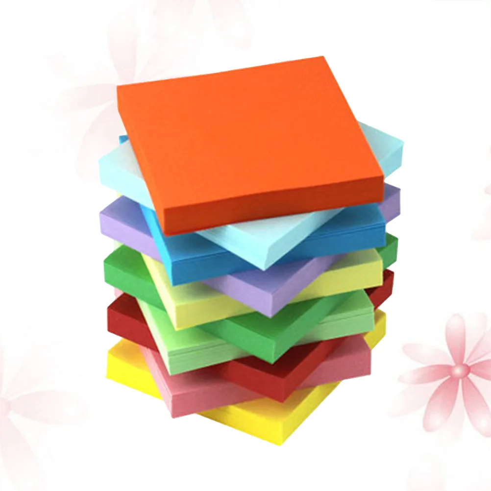 5200 Stück 5 x 5 cm bunte Faltpapier-Abziehbilder für Kinder, Kindergarten, Handarbeit, DIY-Spiel, umweltfreundliches Briefpapier