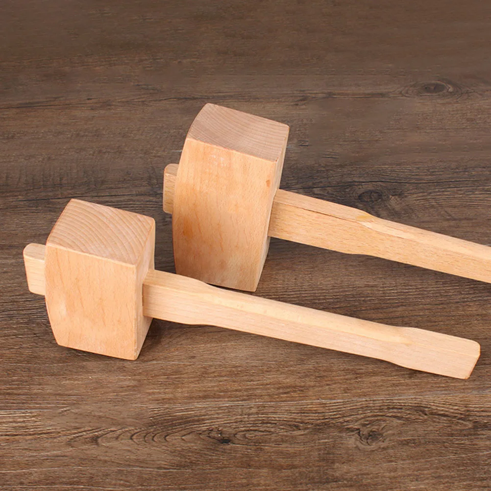 

Wooden Hammer Tool H made Small Gavel Durable Hardwood Mallet Light Weight Portable Easy Storage Practical Household