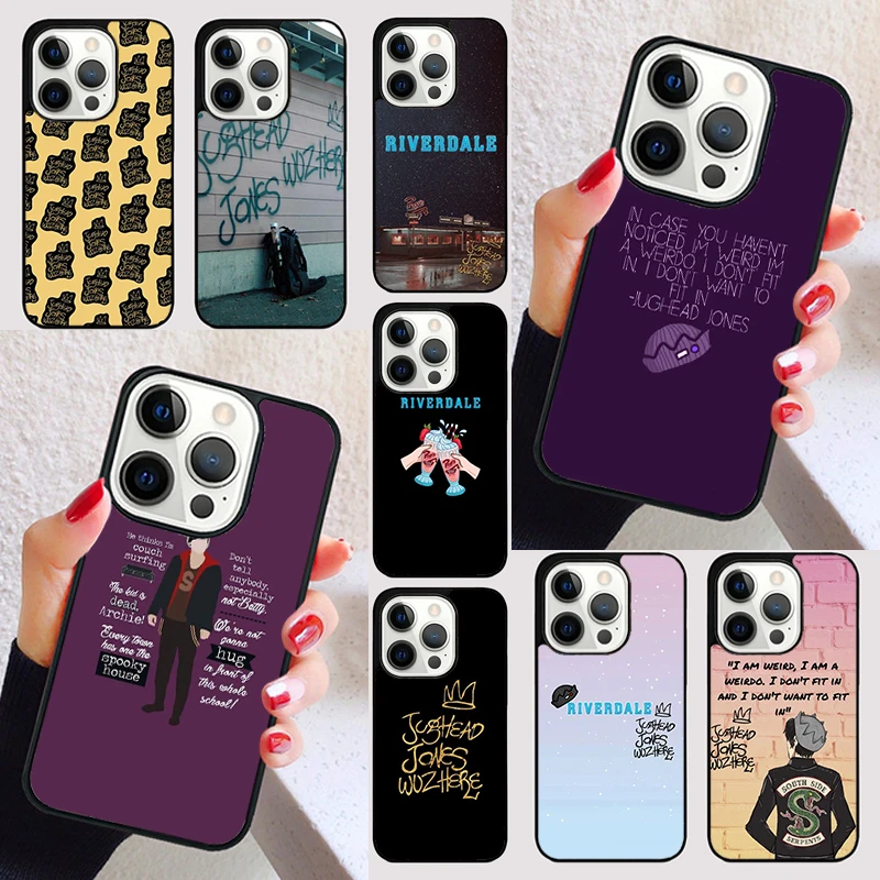 RIVERDALE JUGHEAD JONES WUZ HERE cover For iPhone 15 16 13 12 11 14 Pro Max Mini Max SE 2020 7 8 6S Plus Phone Case