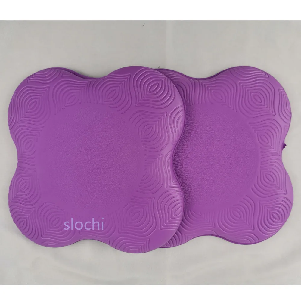 1/2pc Pilates Knee Wrist Hand Non-slip Solid Color Protective Pad Yoga Mat Non-slip Knee Pad Elbow Pad Soft TPE Foam Pad Support