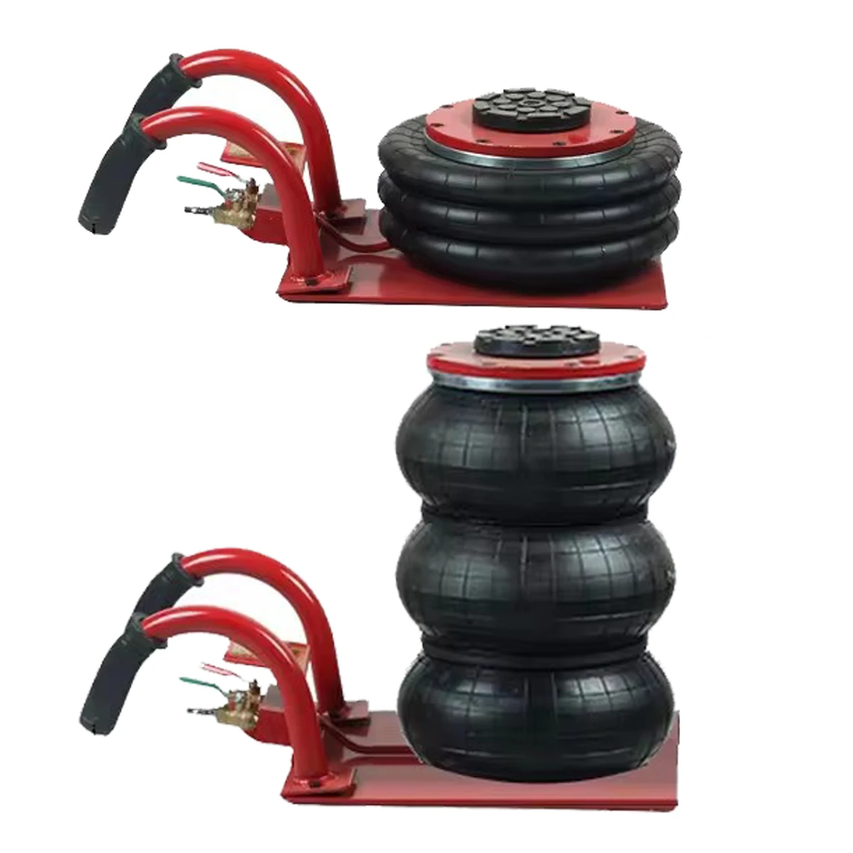 3T Pneumatic Jack for Car Repair Fast-Lifting Folding Rod Car Lifting Jack Quick Lift Air Jacks and Floor Jacks