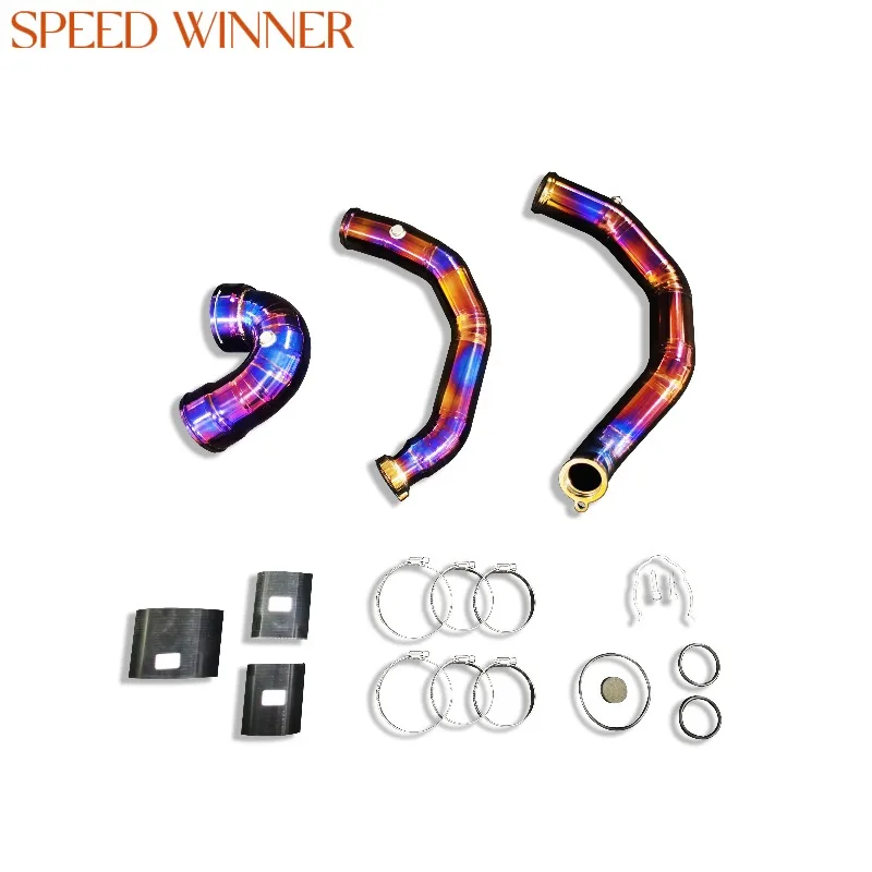 

For BMW M2C M3 M4 F80 F82 S55 Tube Custom Titanium Intake Pipe Automotive Intake Pipe Kit