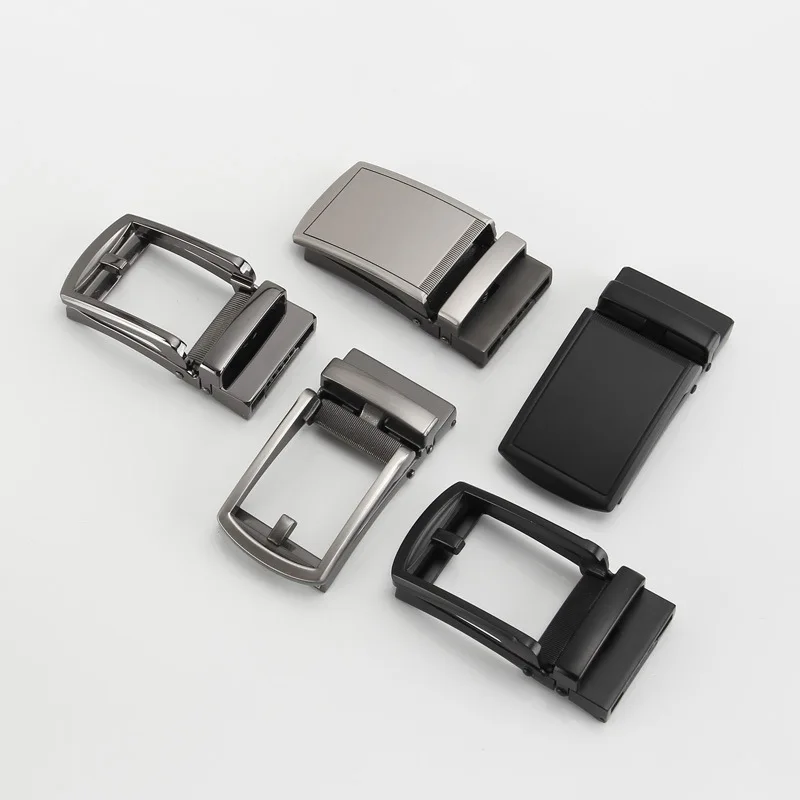 3.5 センチメートル自動亜鉛合金バックルベルトアクセサリークラシックビジネスカジュアルスタイルメンズベルトバックル