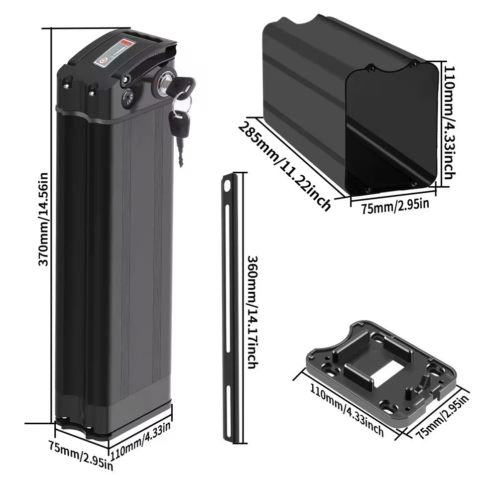 جديد 48 فولت 36 فولت 52 فولت جودة عالية 21Ah السمك الفضي 18650 بطارية ليثيوم عالية السعة لمحركات 350 واط 500 واط 750 واط 1000 واط 1500 واط 2000 واط
