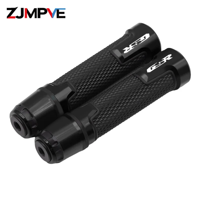 For GSR 600 750 1000 GSR600 GSR750 GSR1000 Motorcycle Handlebar Grips CNC PVC Handle Bar Rubber Gel Grips Universal Hand Grips