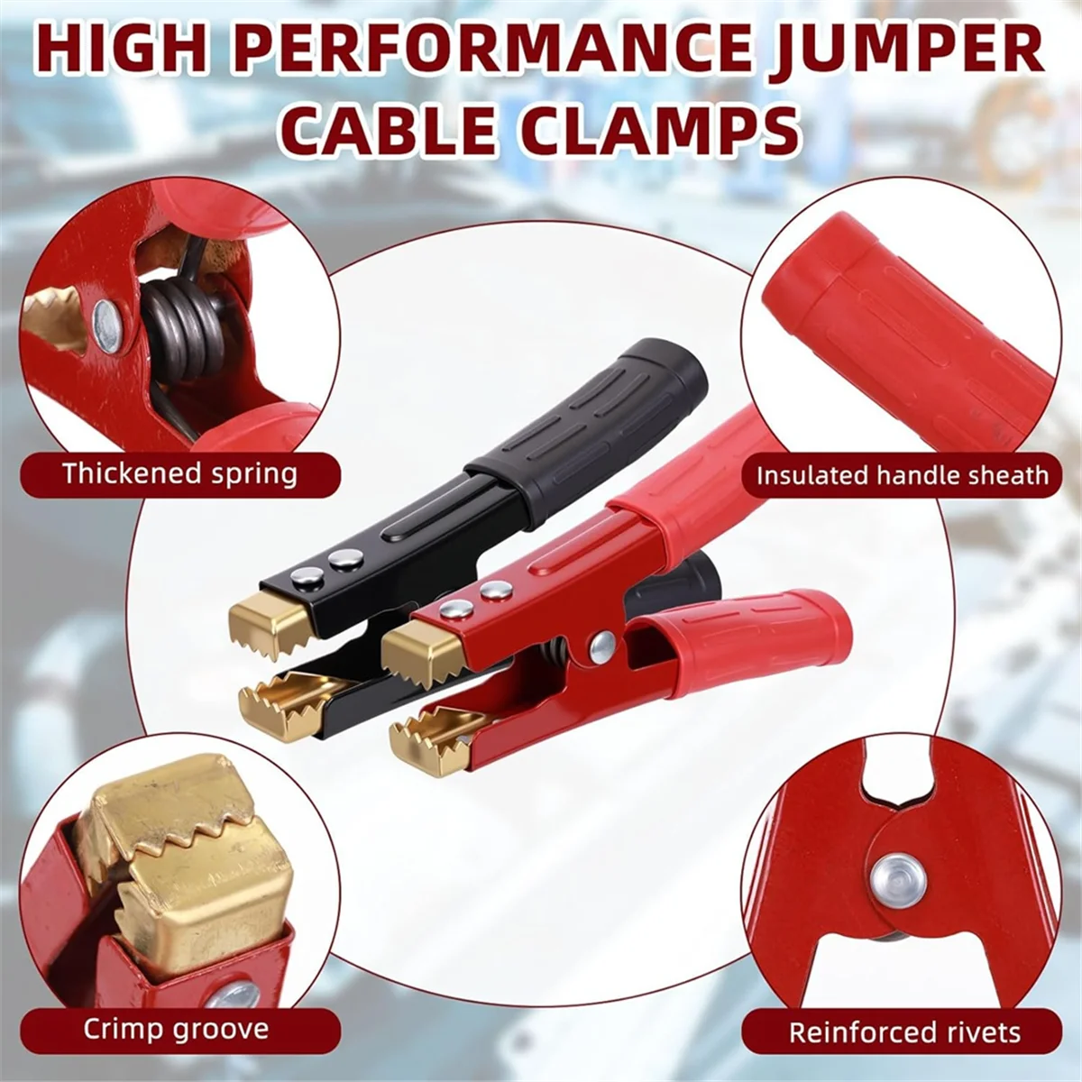 

A83Z 12 шт. Зажимы для аккумуляторных кабелей 500-1000a с изоляционной оболочкой Концы соединительного кабеля для всех видов и лодок