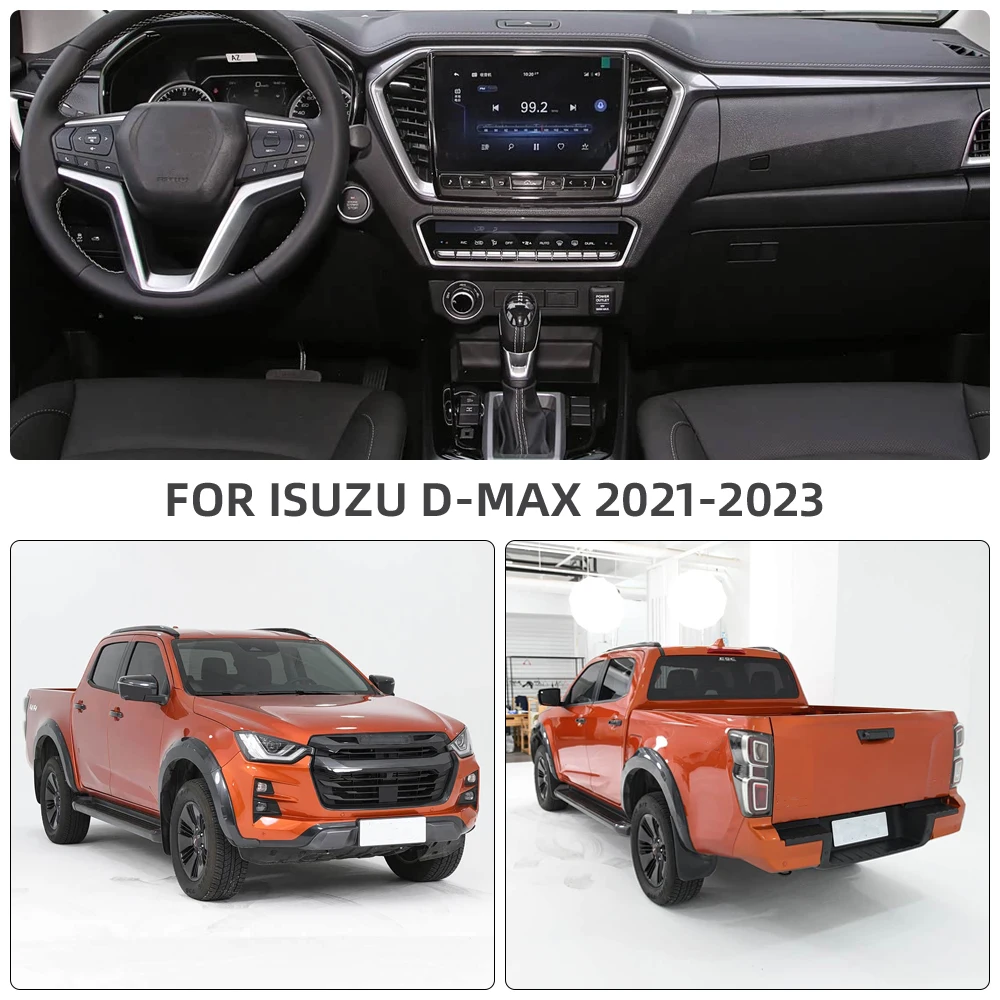 Schalthebelabdeckung für Isuzu D-Max Dmax 2021 2022 2023 2024 LHD Mittelkonsolen-Zierleiste Dekorationsaufkleber Zubehör – Detail 1