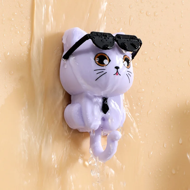 Wholesale Utility Hook for Wall Hanging Decoration Coat Hook Wall Mounted Cat Heavy Duty Wall Hooks for Coat Scarf Hat Towel Bag image 2