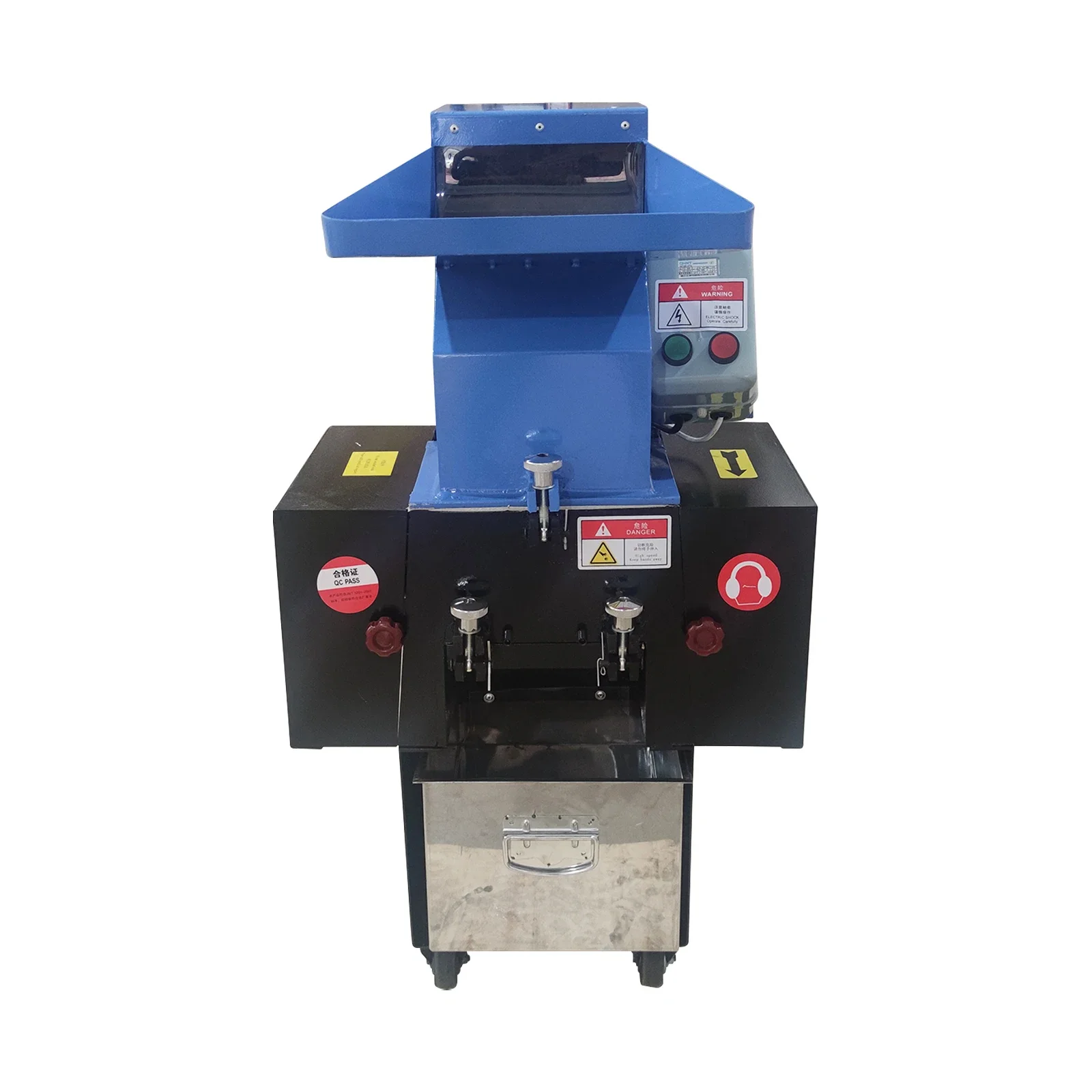 

50-100kg/h Powerful Plastic Shredder 220V 2.2KW Crusher Industrial Shredder machine Bone PVC Pipe Bottle Crushing Machine