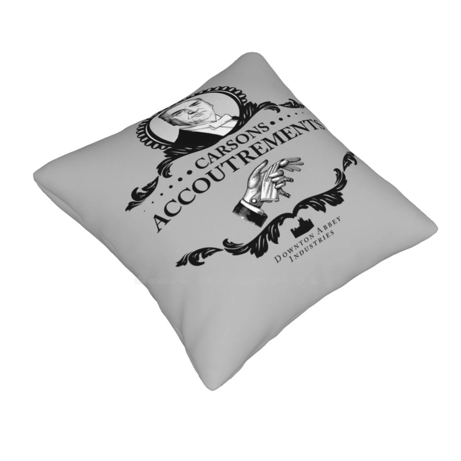 Carsons Accoutrements-Downton Abbey Industries Soft Comfortable Pillowcase Downton Abbey Carson Obrien Mathew Crawley Edith