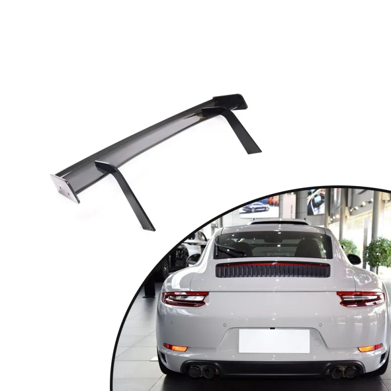 

For 2013-2019 Porsche 911 991 Carrera 4S Aero Kits Dry Carbon Fiber 911 Rear Bumper Spoiler