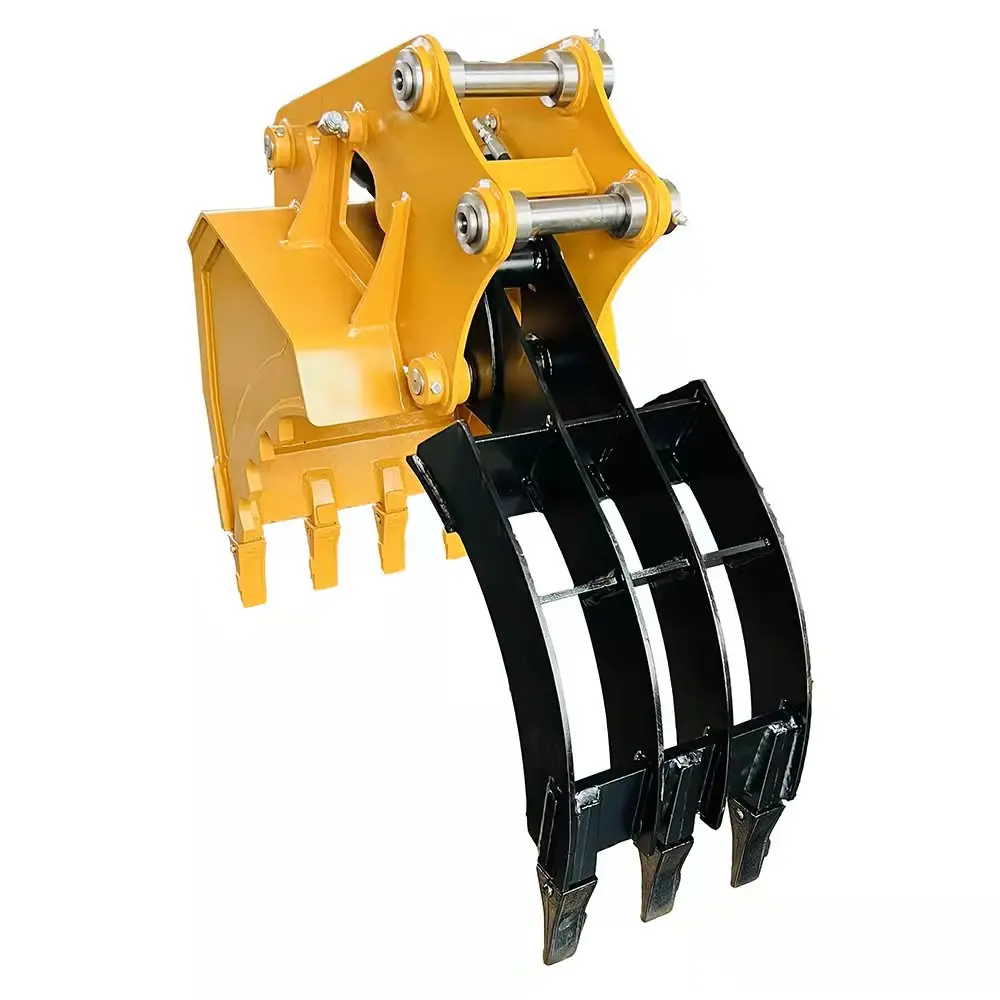 

High Durable Excavator Thumb Bucket Grapple Hydraulic Grab Bucket