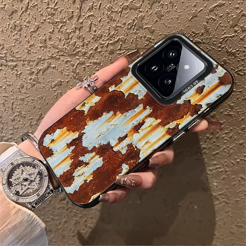 Cracked Paint Rust Texture Phone Case For Xiaomi 17 Pro Max 15 T Pro 14 T Pro 13 T Pro 12 T Pro Mi 11 Lite 5G IMD Soft Cover - view 5