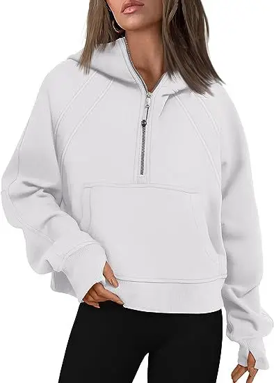 Sweat à capuche coupe ample pour femmes, vêtements transfrontaliers f fermeture éclair Fce doublé ort Sle 69, Streetwear confortable