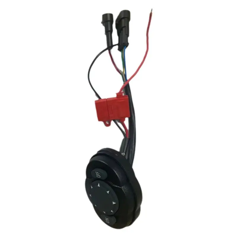 

12V Remote Control Switch Panel Joystick With Cable For Marine Searchlight Boat Spot Light-A61E