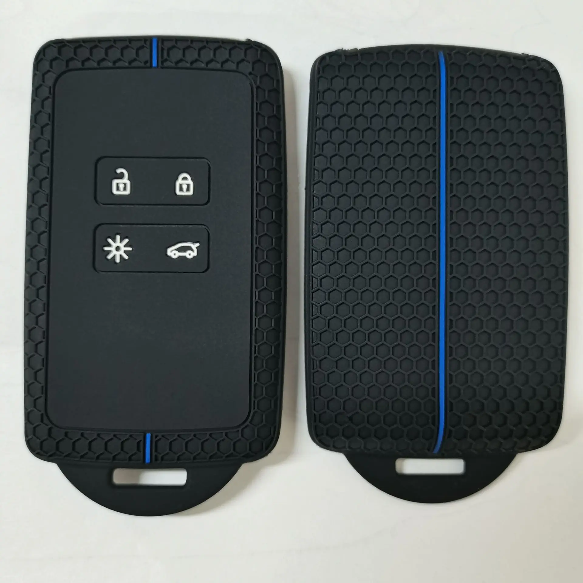 Suitable for Large Renault Pattern All-inclusive Four-button Silicone Car Key Cover