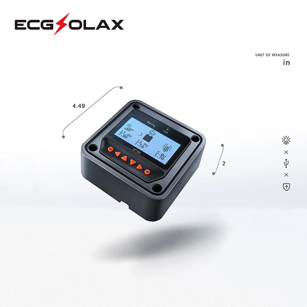 Imagem -06 - Display Remoto para Tracer-an Tracer-bn Triron Série Xtra Controlador Solar Mppt Regulador Solar Vs-bn Pwm Mt50
