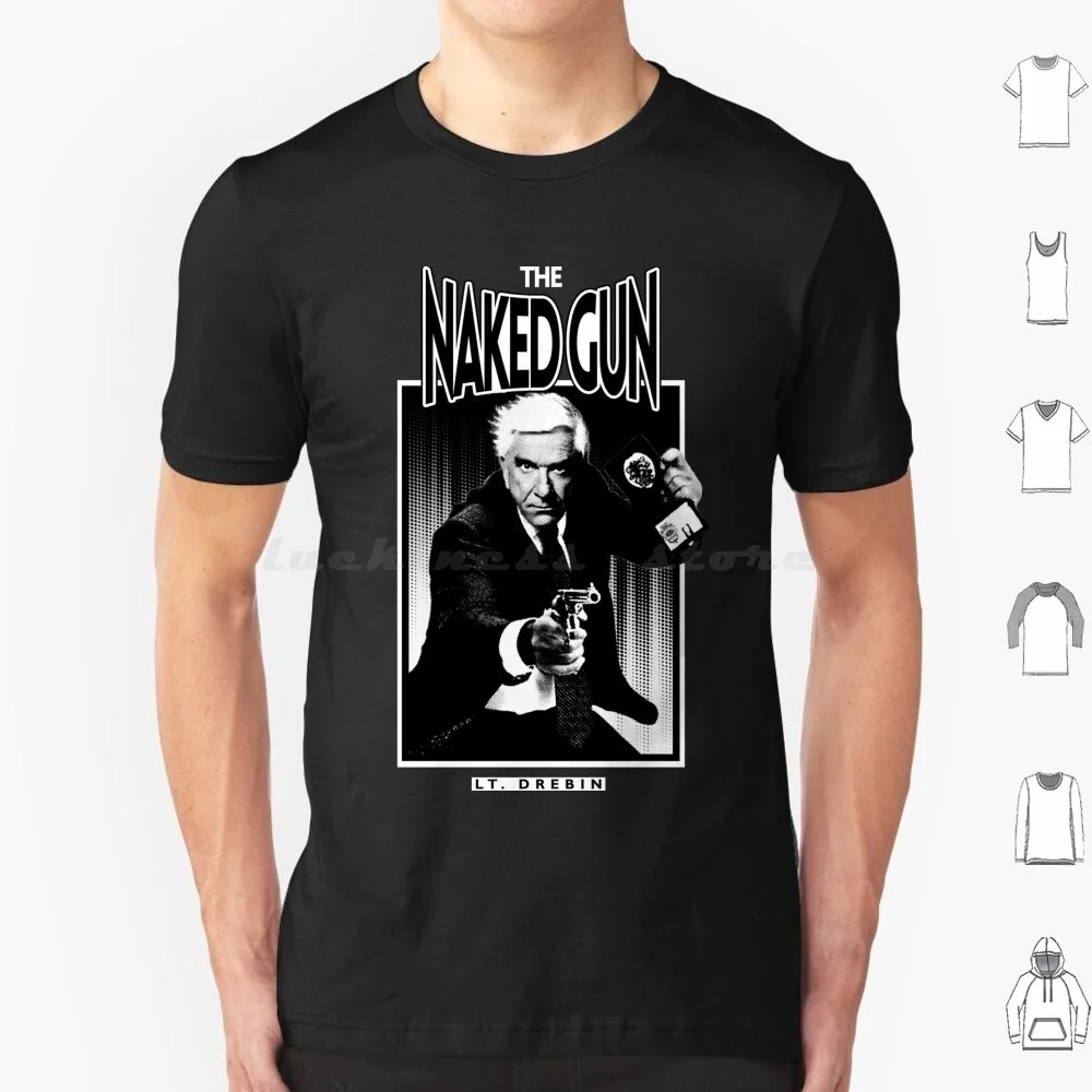 Camiseta de algodón con estampado DIY de The Gun para hombre y mujer, camiseta de la película Agarralo Como Puedas, Frank Drebin, Leslie Nielsen, Comedia, Avión, Aterriza