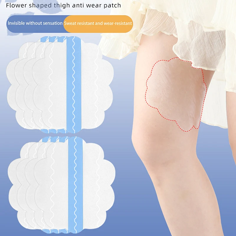 Flower Anti Chafing Thigh Chaffing Protection Invisible Body Anti-Friction Pads Thigh Bands Thigh Chafe Tapes For Thigh Calf