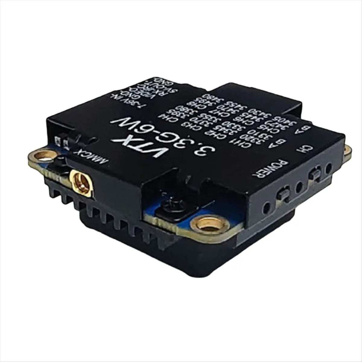 ~【A606Z】3.3G 6W VTX 6000mW 16CH FPV Video Transmitter Wireless Transmitter Module for Long Range FPV Racing Drone Frame
